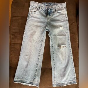 Old Navy Sky Blue Wide Leg Jeans Size 7